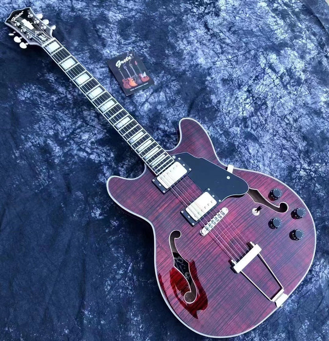 PANGO Music Semi Hollow Body Electric Guitar (YMZ-073)