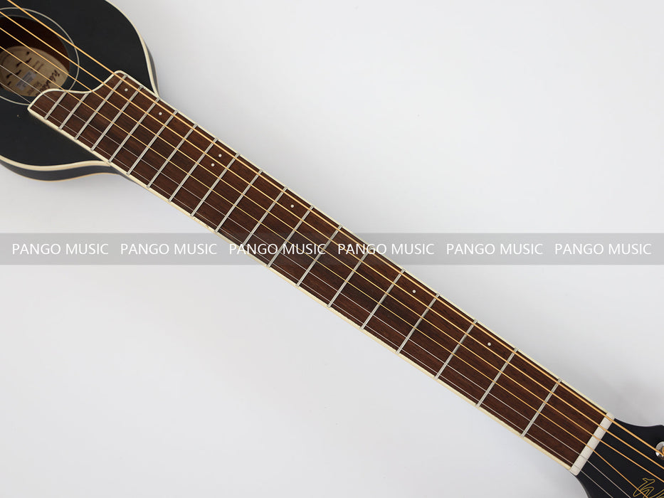PPEQ 34 Inch Solid Spruce Top Washburn Acoustic Guitar (RO10-B)