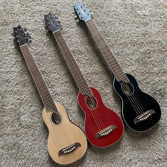 PPEQ 34 Inch Solid Spruce Top Washburn Acoustic Guitar (RO10-S)