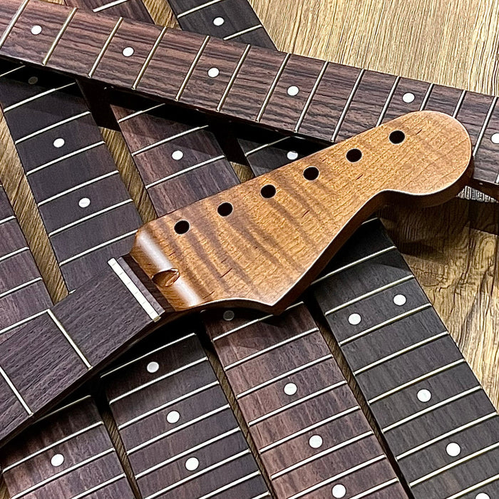 Standard 60S ST Style Roasted Flamed Maple Electric Guitar Neck (2023)