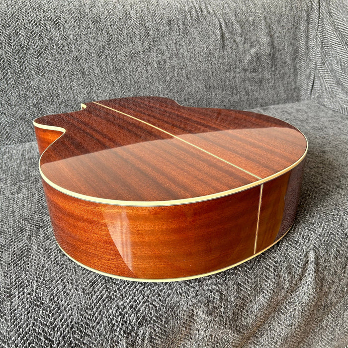 41 Inch Solid Spruce Top LEGO Style DIY Acoustic Guitar with Painting (PHT-006)