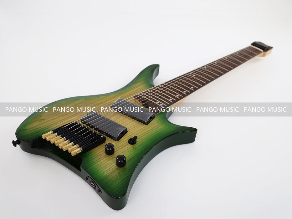 PPEQ 8 Strings Ash Wood Body Headless Style Electric Guitar (PJX-620)