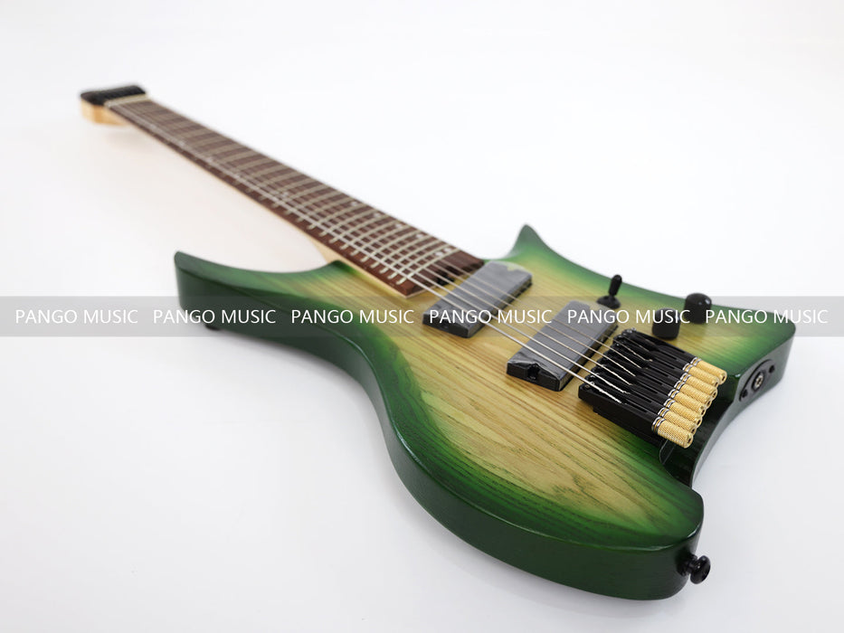 PPEQ 8 Strings Ash Wood Body Headless Style Electric Guitar (PJX-620)