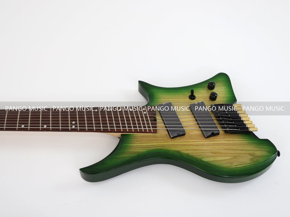 PPEQ 8 Strings Ash Wood Body Headless Style Electric Guitar (PJX-620)