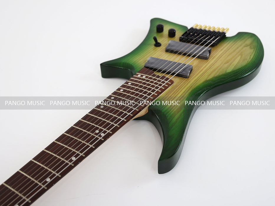 PPEQ 8 Strings Ash Wood Body Headless Style Electric Guitar (PJX-620)