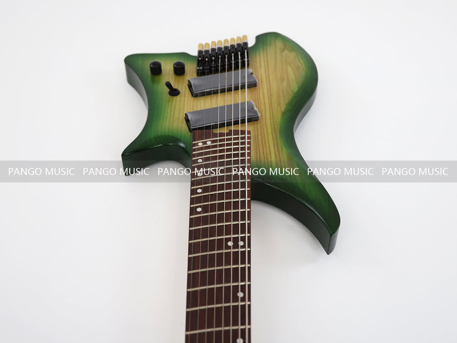 PPEQ 8 Strings Ash Wood Body Headless Style Electric Guitar (PJX-620)