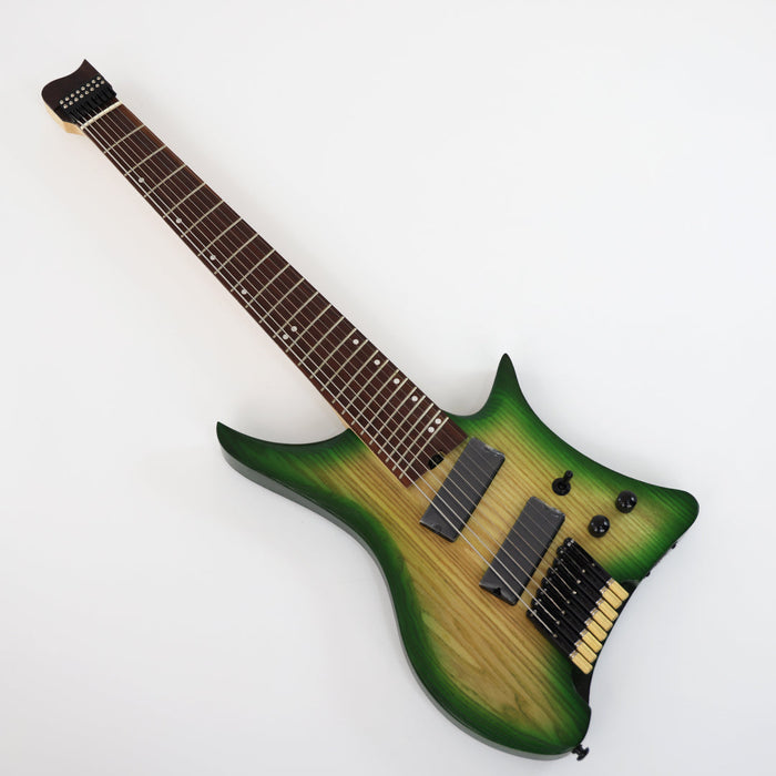 PPEQ 8 Strings Ash Wood Body Headless Style Electric Guitar (PJX-620)