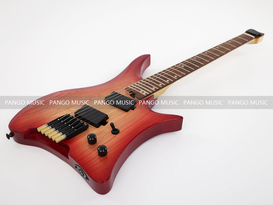PPEQ Ash Wood Body Headless Style Electric Guitar (PJX-523)