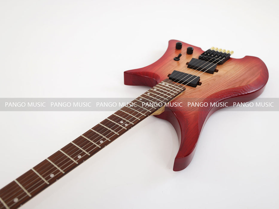 PPEQ Ash Wood Body Headless Style Electric Guitar (PJX-523)