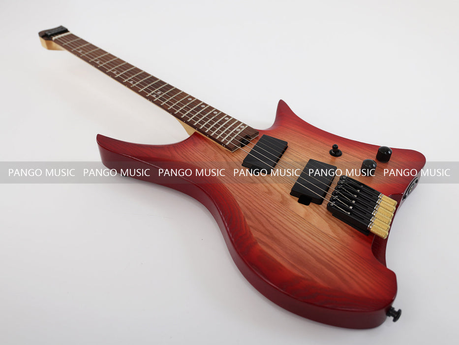 PPEQ Ash Wood Body Headless Style Electric Guitar (PJX-523)