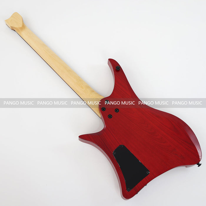 PPEQ Ash Wood Body Headless Style Electric Guitar (PJX-523)