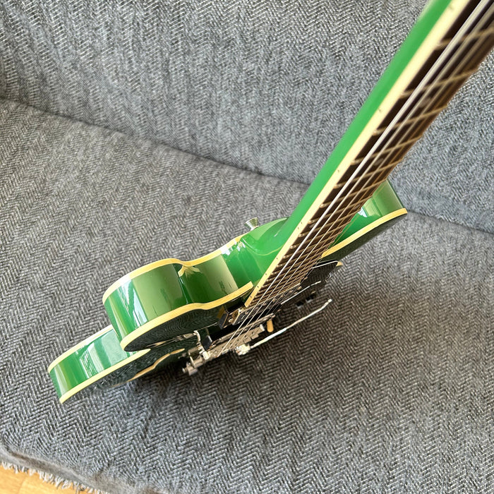 ES-335 Style Green Semi Hollow Body Electric Guitar (GKS-009)