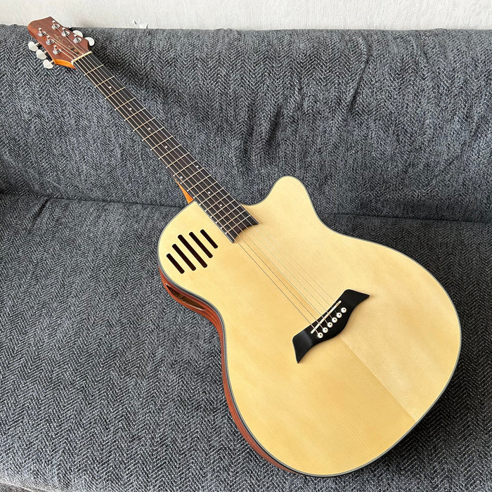 40 Inch Acoustic Guitar with Raindrop Sound Hole (Shanghai Music Show Sample LG-05)