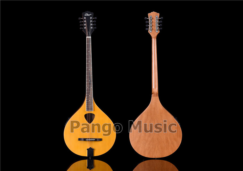 Solid Red Pine Top Irish Bouzouki with EQ (PBZ-587)