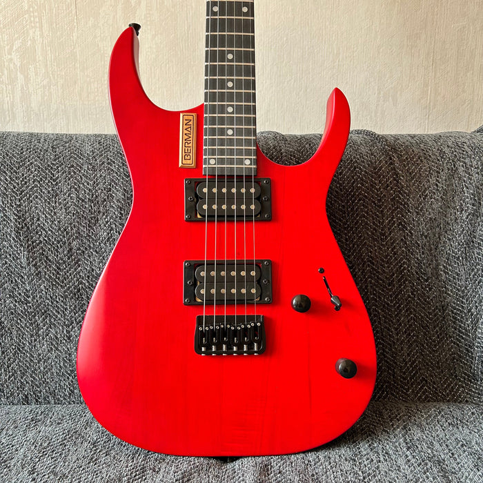 PANGO Music Red Matt Finish Electric Guitar (PMG-004)