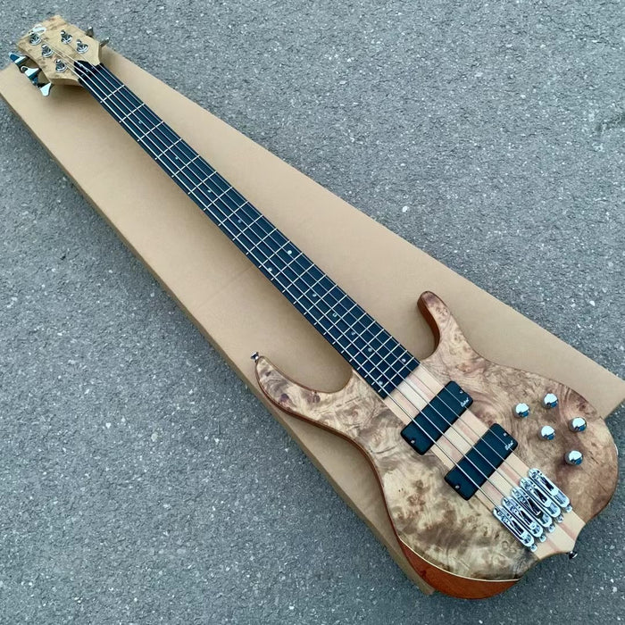 5 Strings Neck Through Electric Bass Guitar (YMZ-193S)