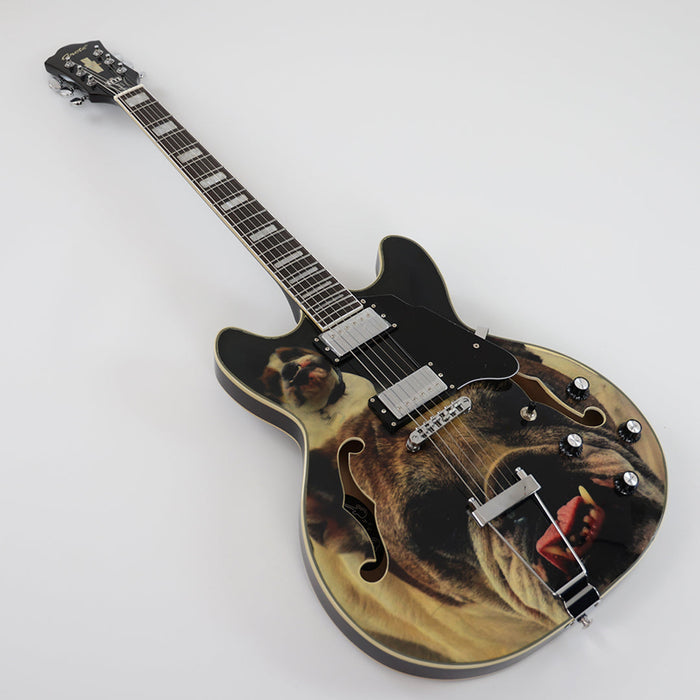 PPEQ Limited Edition Semi Hollow Electric Guitar (YMZ-213S)