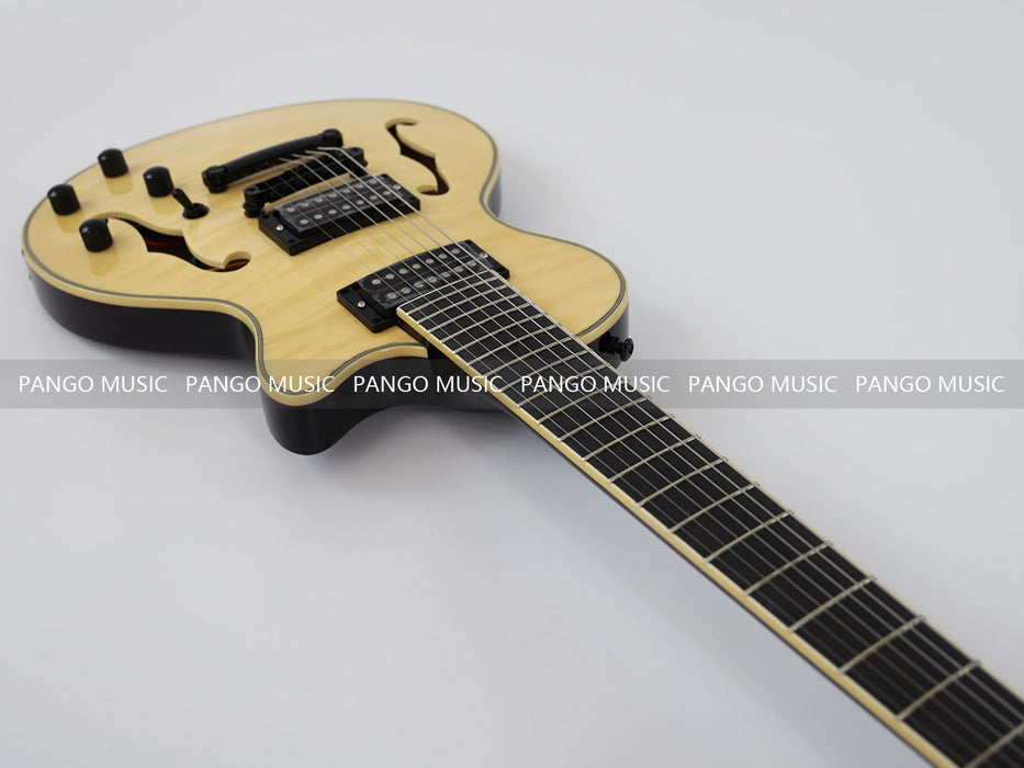 PPEQ 7 Strings Electric Guitar with F Holes (YMZ-010S)