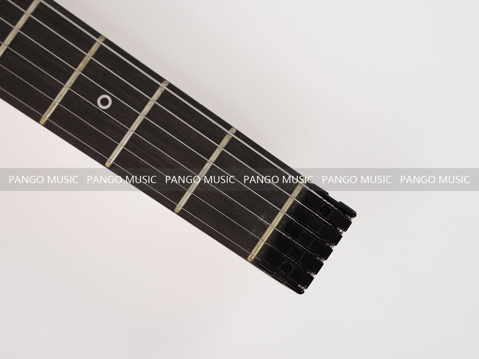 PPEQ Headless Style Electric Guitar with Burl Maple Top (YMZ-207S)