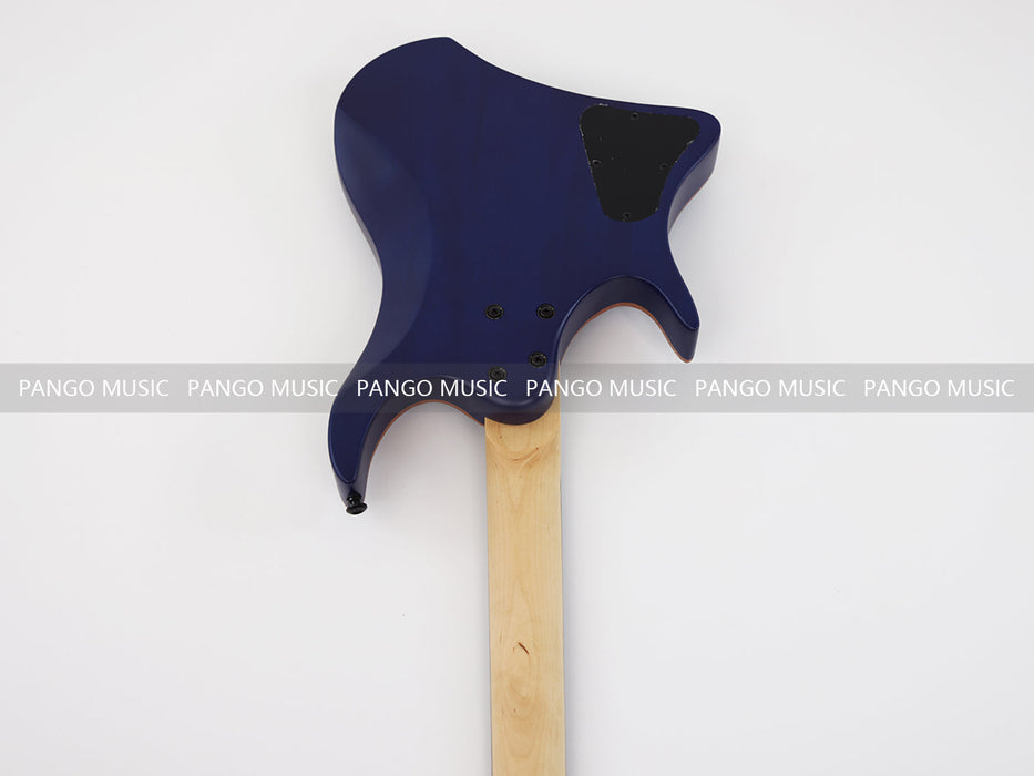 PPEQ Headless Style Electric Guitar with Burl Maple Top (YMZ-207S)
