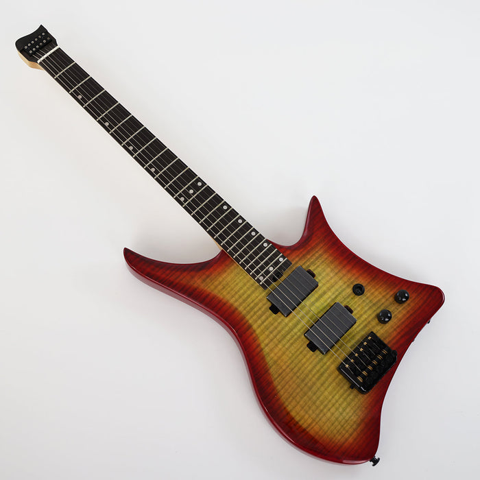 PPEQ Headless Style Electric Guitar with Flamed Maple Top (PJX-520)