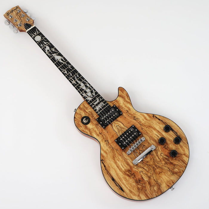 PPEQ New LP Design Electric Guitar with Spalted Maple Top (PJX-500)