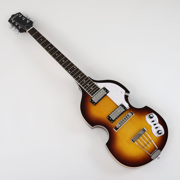 PPEQ Semi Hollow Body Violin Style Electric Guitar (PHY-105)