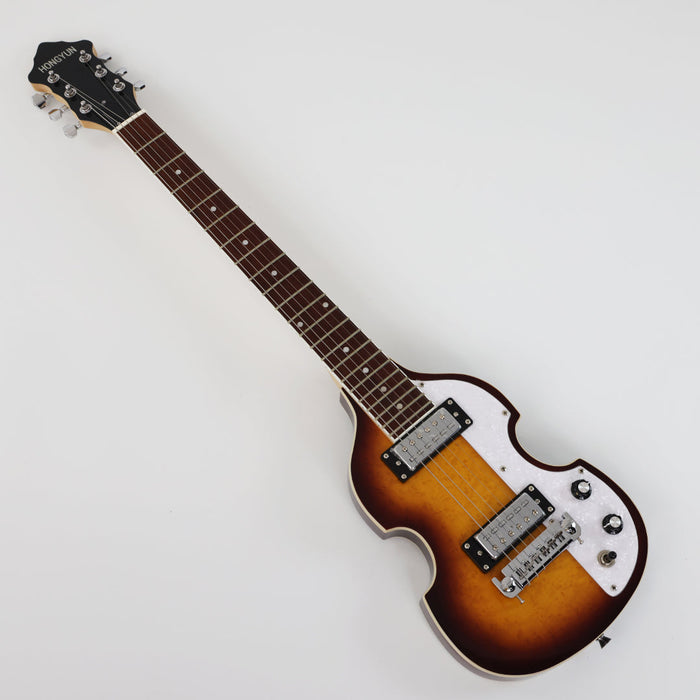 PPEQ Violin Style Child & Travel Electric Guitar (PHY-069)