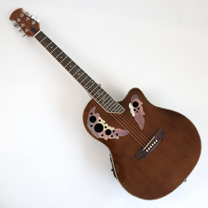 PANGO MUSIC 41 Inch Round Back Acoustic Guitar with EQ (PRB-008)