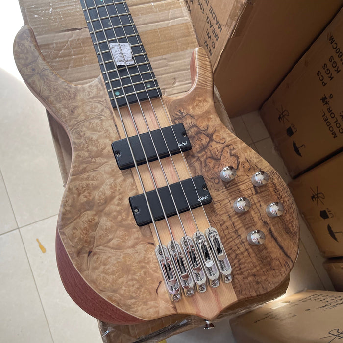 5 Strings Neck Through Electric Bass Guitar (YMZ-193)