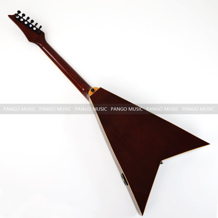 PPEQ 40 Inch Unique V Shape Acoustic Guitar (PVG-589)