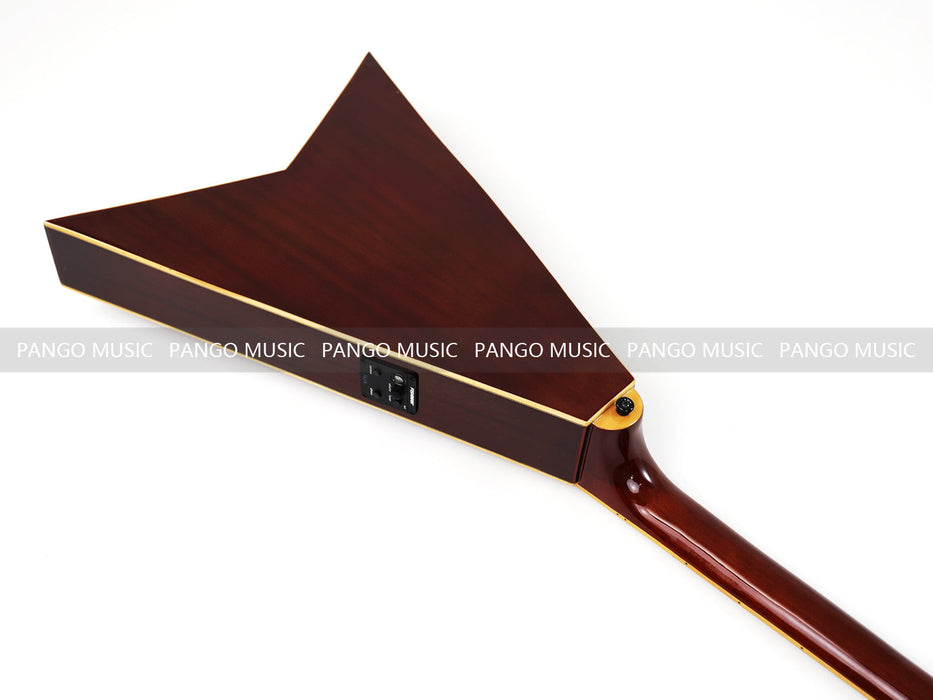 PPEQ 40 Inch Unique V Shape Acoustic Guitar (PVG-589)