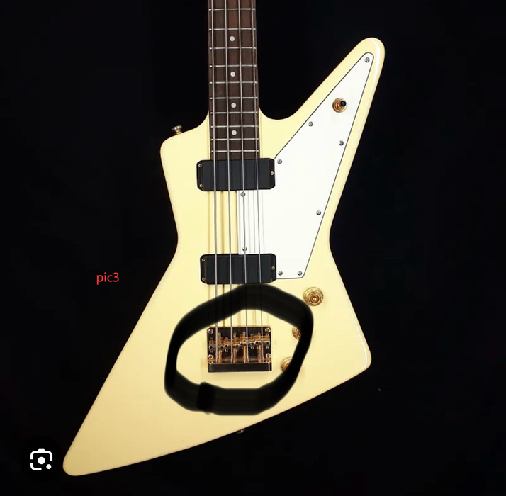 Explorer Style Custom Design Electric Bass Guitar (2024-03-21)
