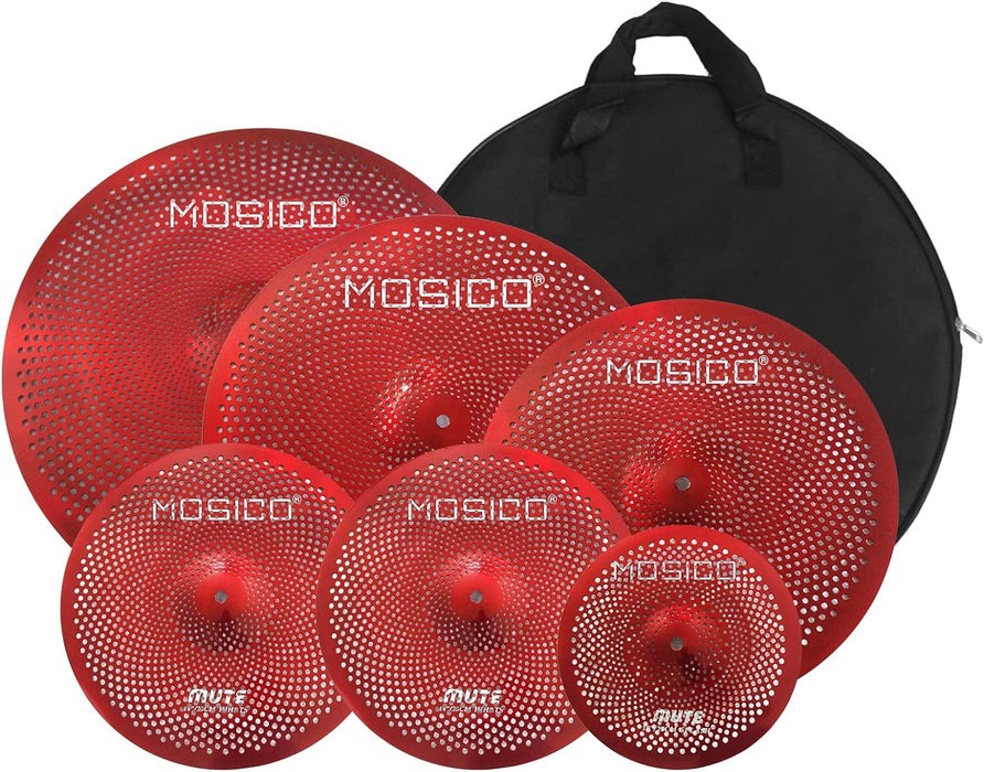 10"/14"/16"/18"/20" 6 Pieces Cymbal Set with Bag