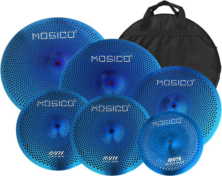 10"/14"/16"/18"/20" 6 Pieces Cymbal Set with Bag