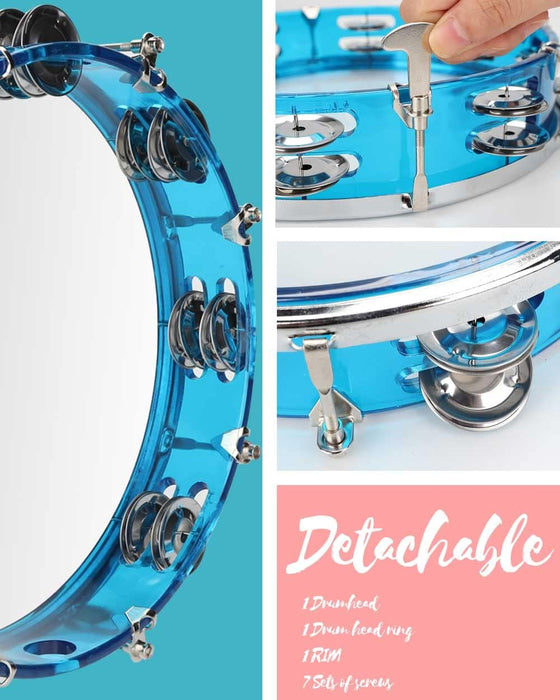 10" Tambourine with Package
