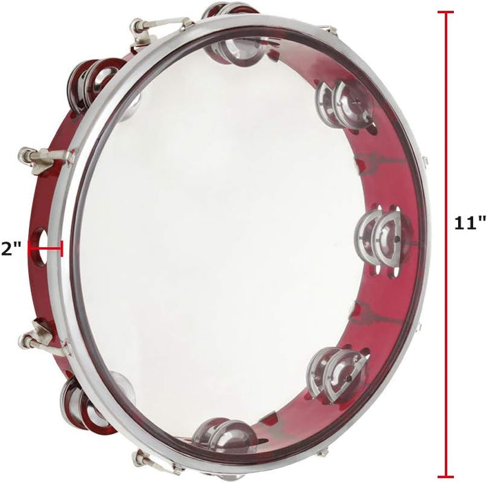 11.4" Tambourine with Package