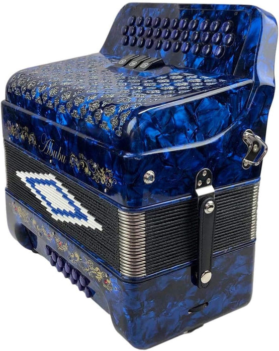 34-Key 12 Bass Accordion with Case, Straps
