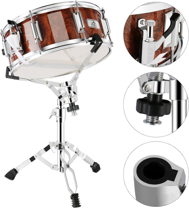 14" X 5.5" Snare Drum Set with Stand, Bag, Drum Key