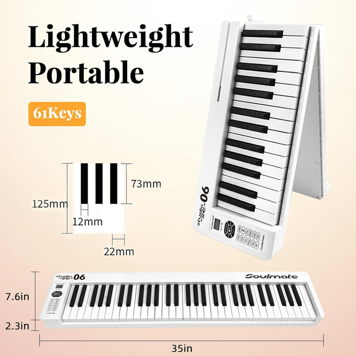 61-Key Electronic Organ with Bag