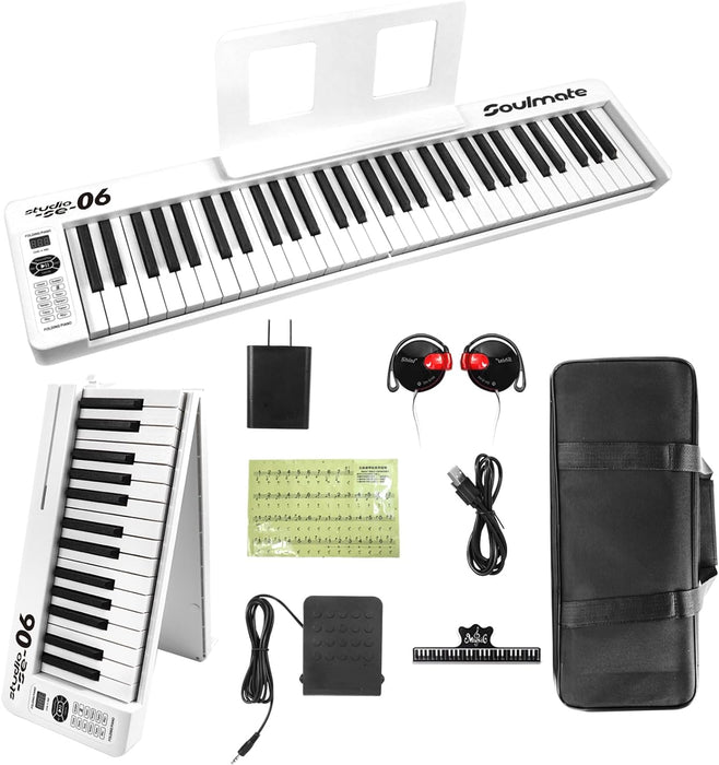 61-Key Electronic Organ with Bag