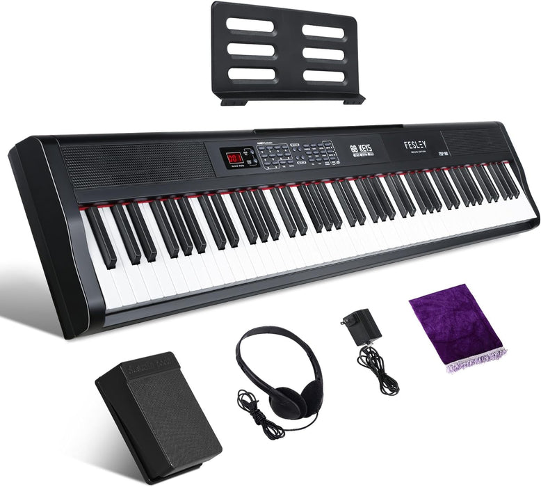 88-Key Electronic Organ with Stand