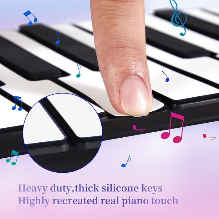 88-Key Hand Roll Piano with Package