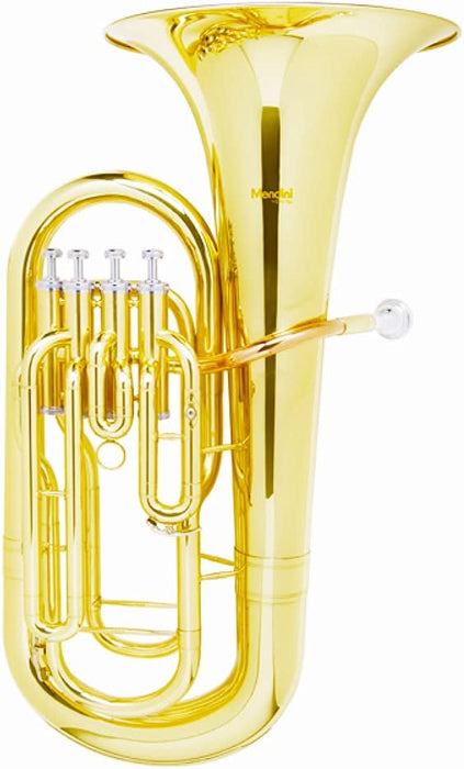 B Flat Euphonium with Case, Gloves, Cleaning Cloth