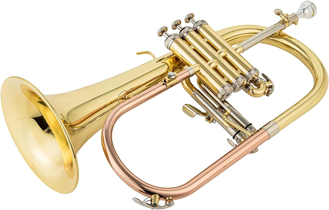 Bb Key Flugelhorn with Case and Mouthpiece