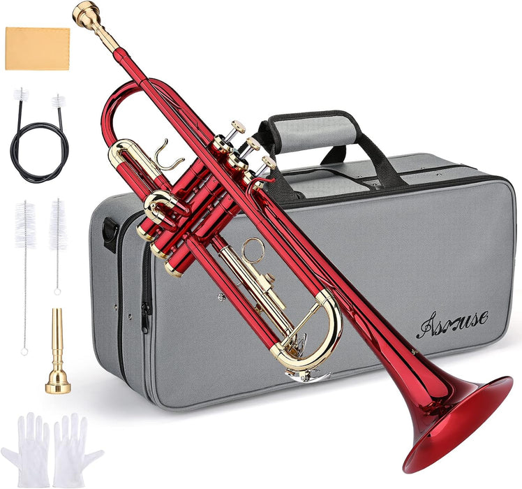 Bb Trumpet with Case and Gloves