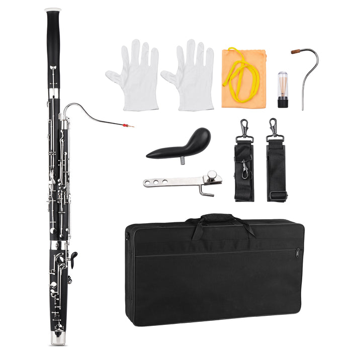 C Key Bassoon with Case, Gloves and Cleaning Kit