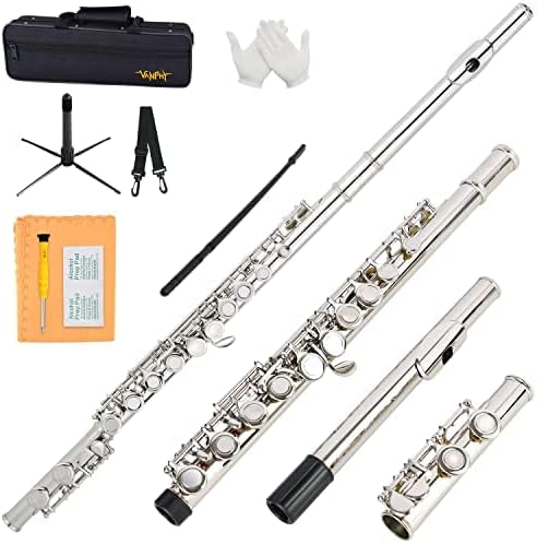 Closed Hole C Flute with Case, Stand, Gloves, Tuning Rod