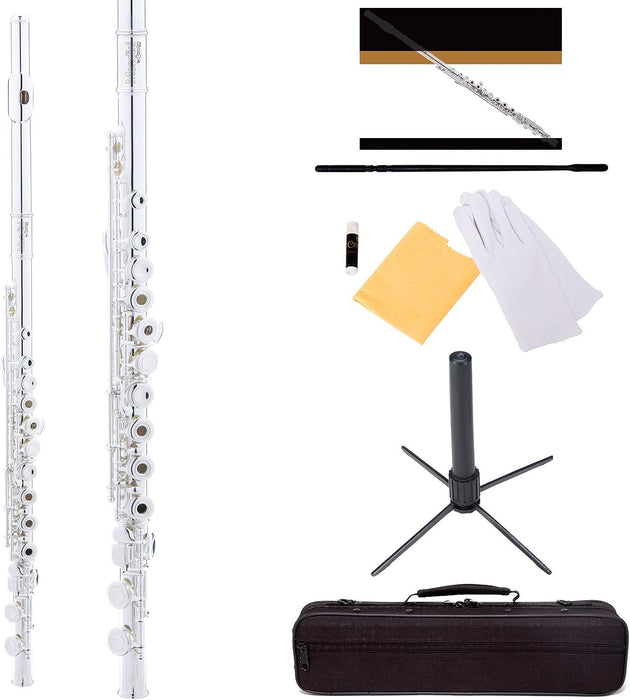 Open Hole C Flute with Case, Stand and Cleaning Kit