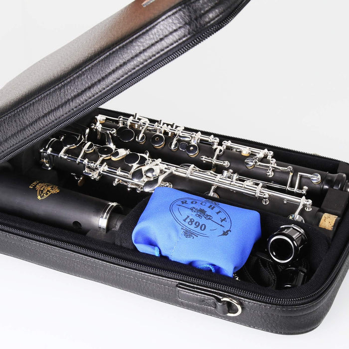 Semi Automatic C Key Oboe with Case, Cleaning Kit